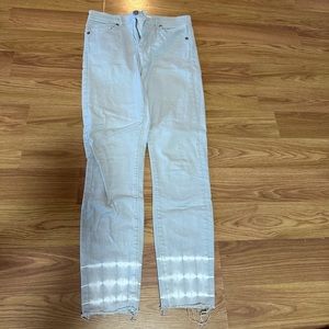 loft light wash jeans size 0